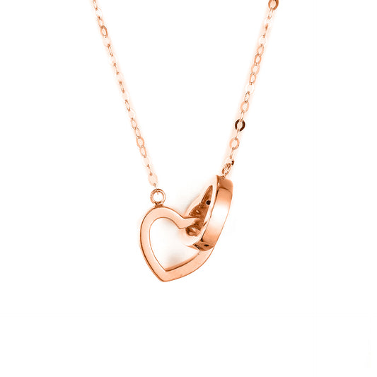 TAKA Jewellery Dolce 18K Gold Necklace Hearts