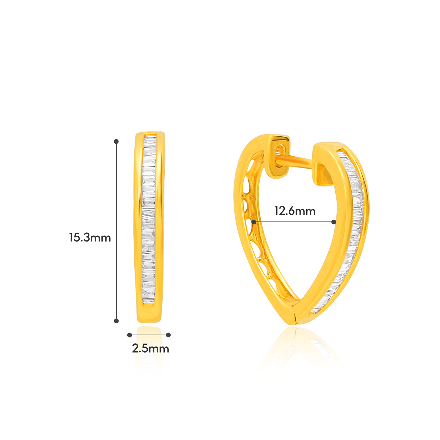 TAKA Jewellery Brillia Diamond Earrings 18K Gold