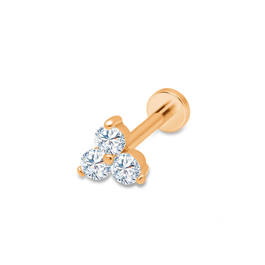 TAKA Jewellery 18K Diamond Single Stud Earring