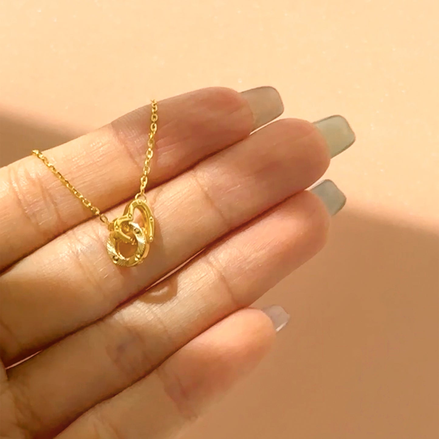 TAKA Jewellery Eternal Connection 999 Pure Gold Necklace - 5G Gold Generation