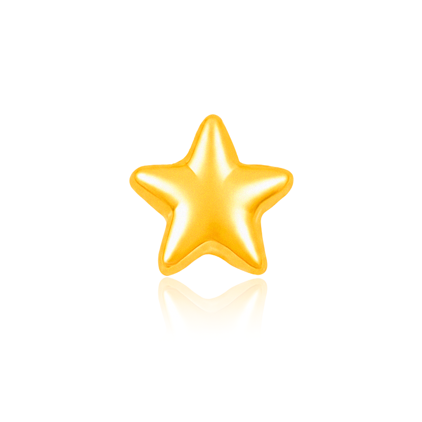 TAKA Jewellery 999 Pure Gold Star Pendant with 9K Gold Chain