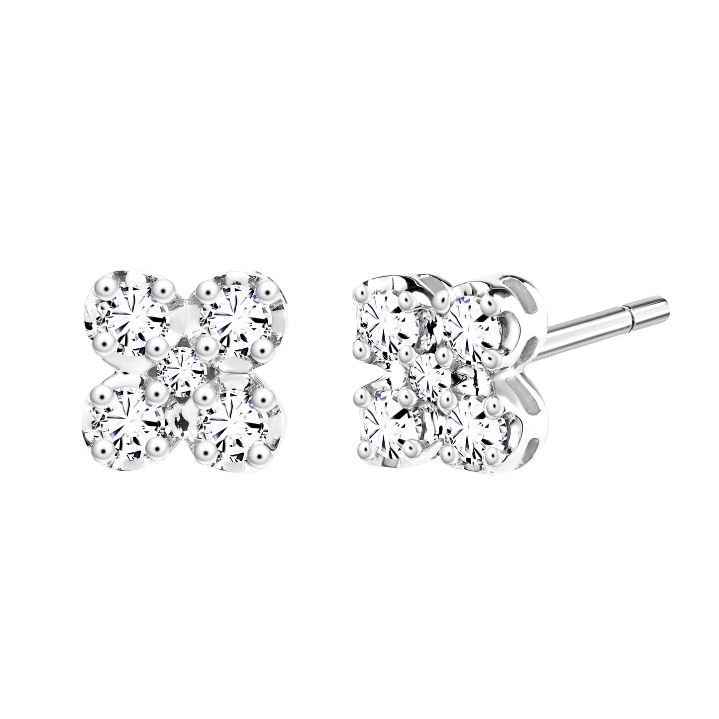TAKA Jewellery Cresta Diamond Earrings 18K