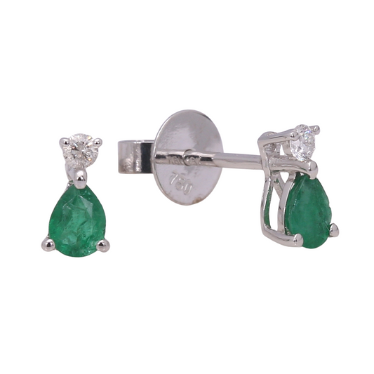 TAKA Jewellery Spectra Emerald/ Ruby/ Sapphire Diamond Earrings 18K