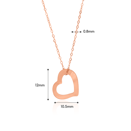 TAKA Jewellery Dolce 18K Gold Necklace Heart