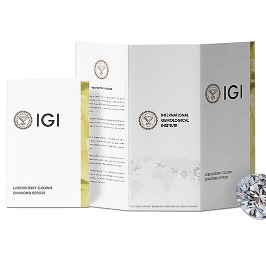 TAKA Jewellery IGI Certified 18K Gold Lab Grown Twins Heart Diamond Necklace