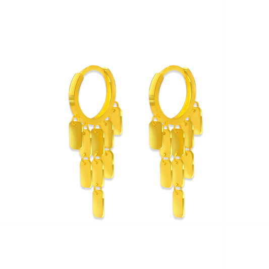 TAKA Jewellery 916 Gold Earrings