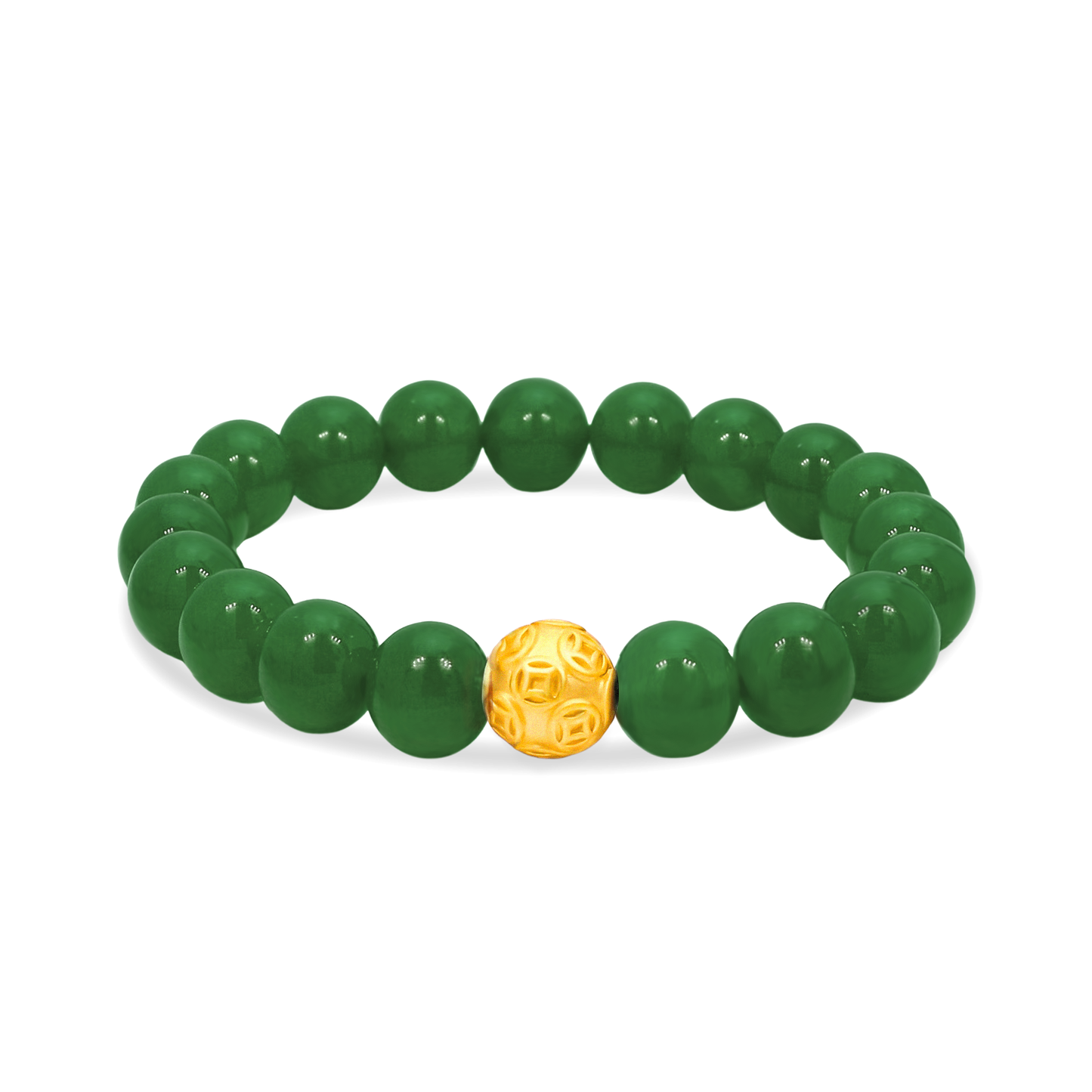 TAKA Jewellery 999 Pure Gold Wealth Ball Beads Bracelet