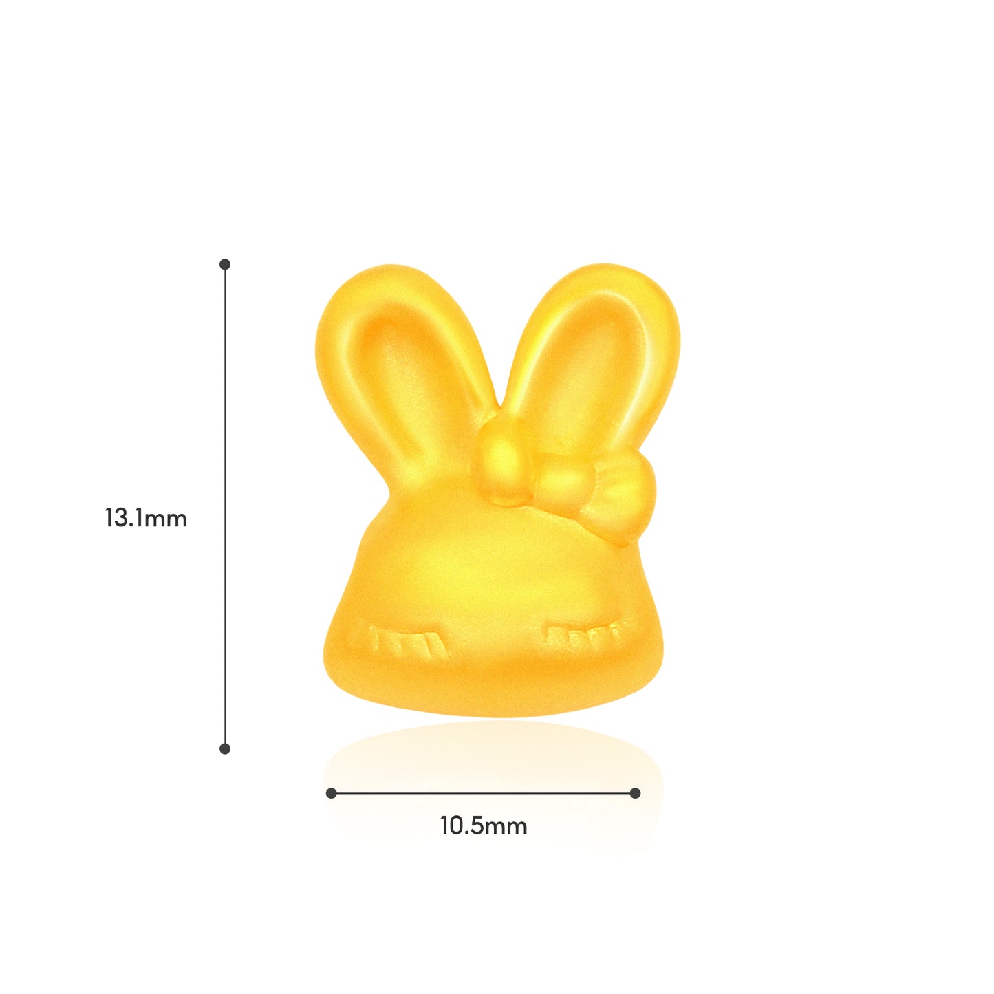 TAKA Jewellery 999 Pure Gold Charm Bunny