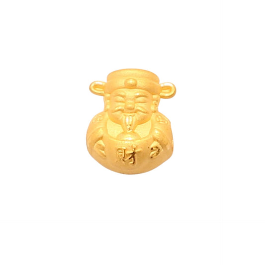 Taka Jewellery 999 Pure Gold Charm Cai Shen Ye