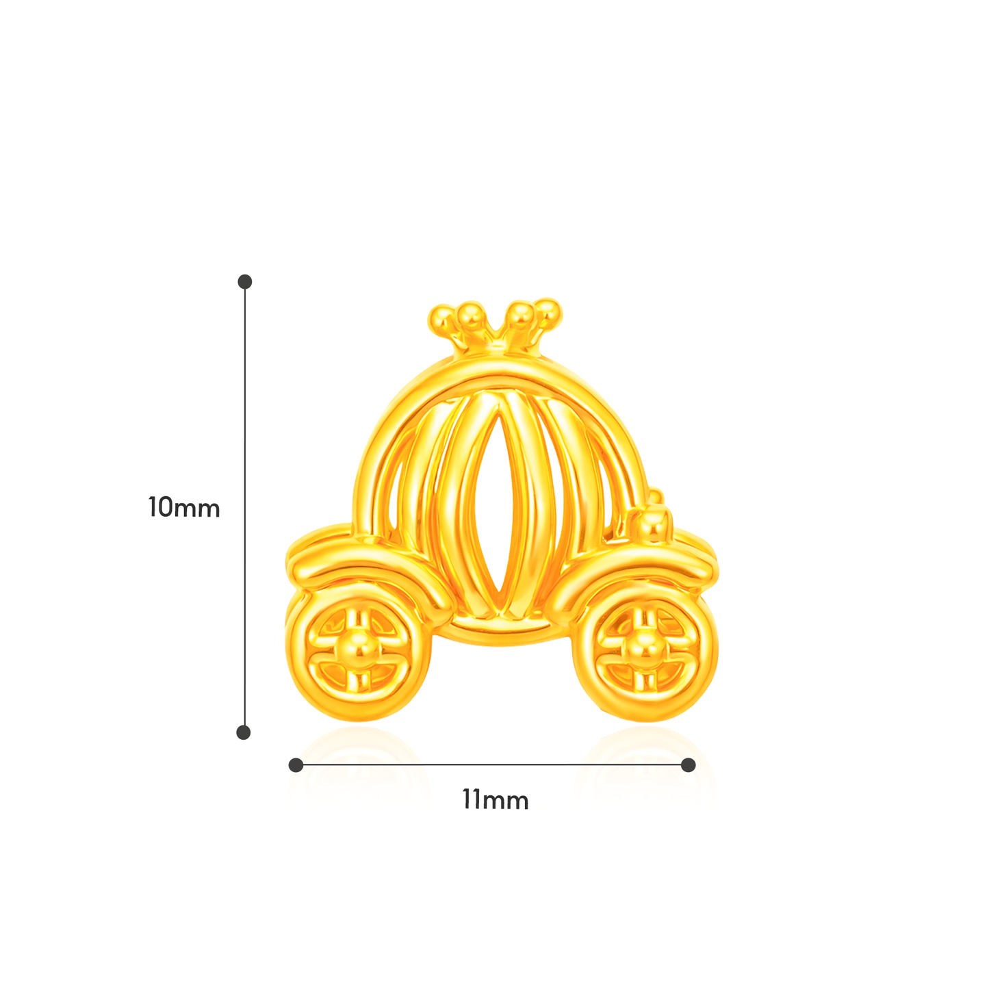 TAKA Jewellery Golden Moments Collection 916 Gold Lightweight Charm