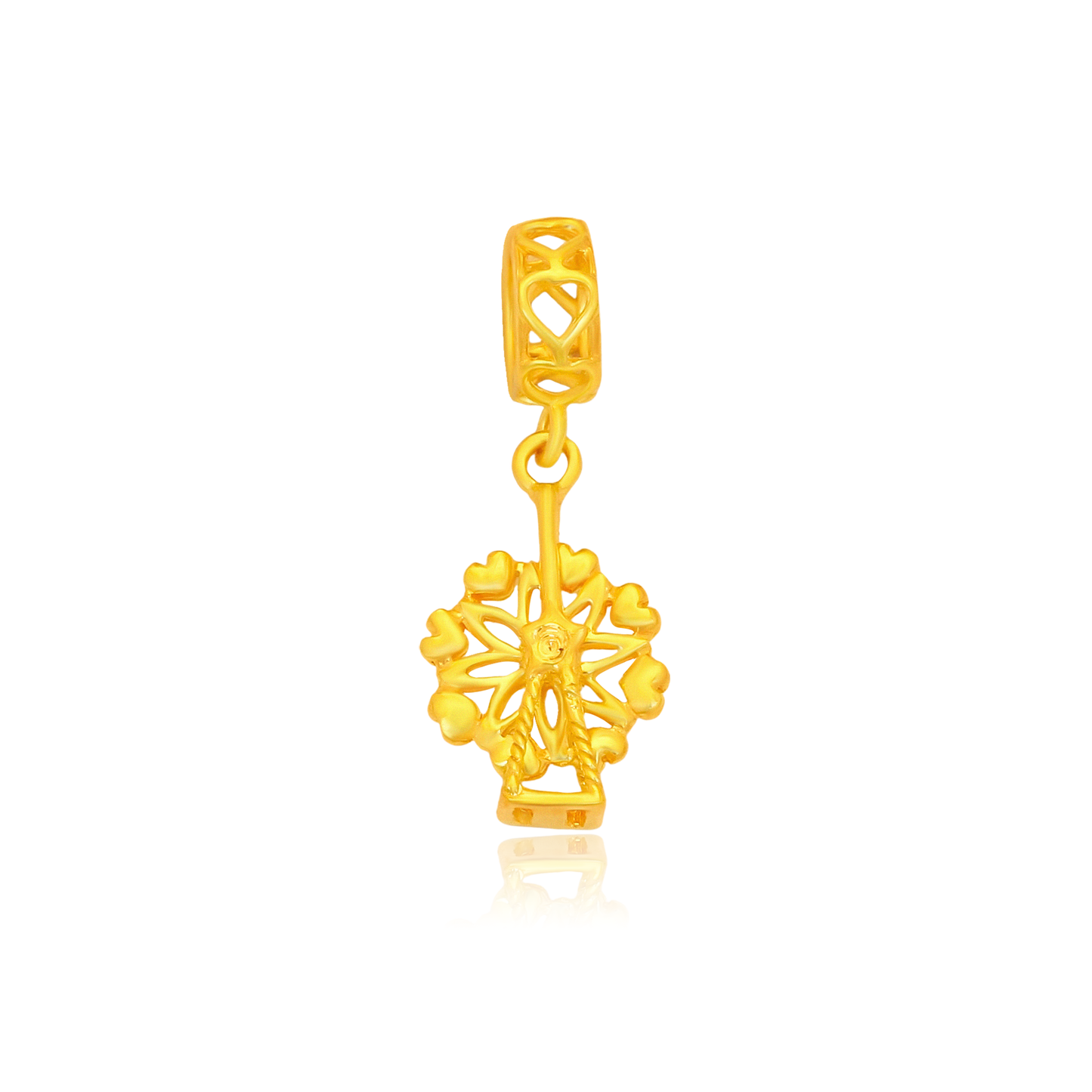 TAKA Jewellery 916 Gold Charm Ferris Wheel