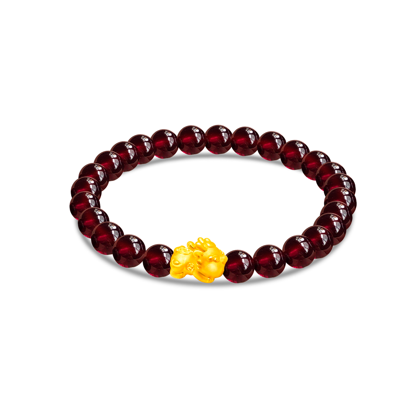 TAKA Jewellery 999 Pure Gold Mini Baby Pixiu Beads Bracelet