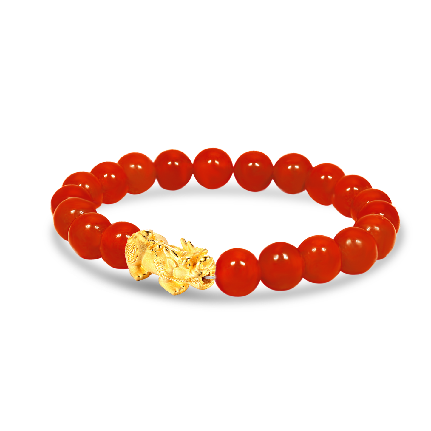 TAKA Jewellery 999 Pure Gold Pixiu Beads Bracelet