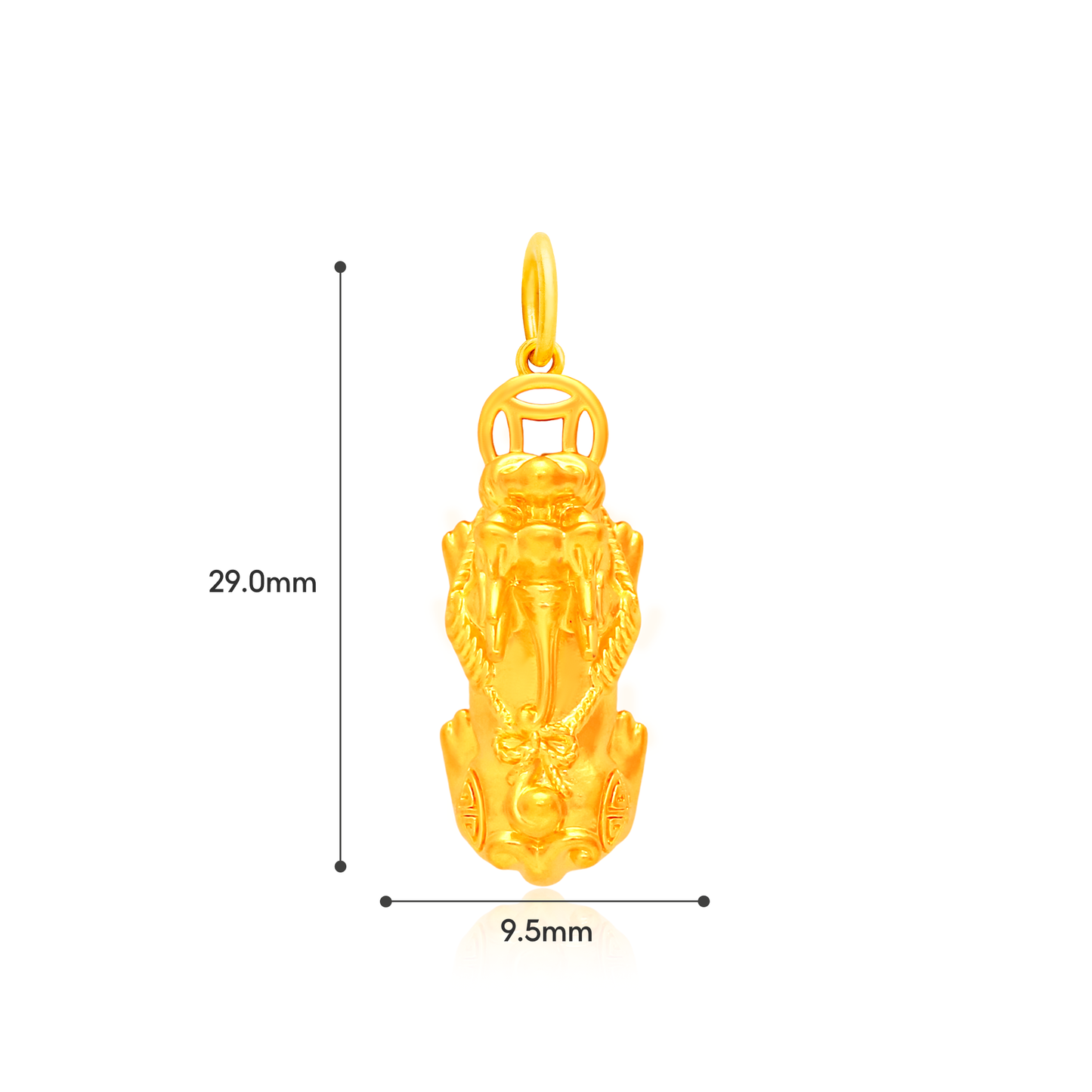 TAKA Jewellery 999 Pure Gold Pixiu Pendant