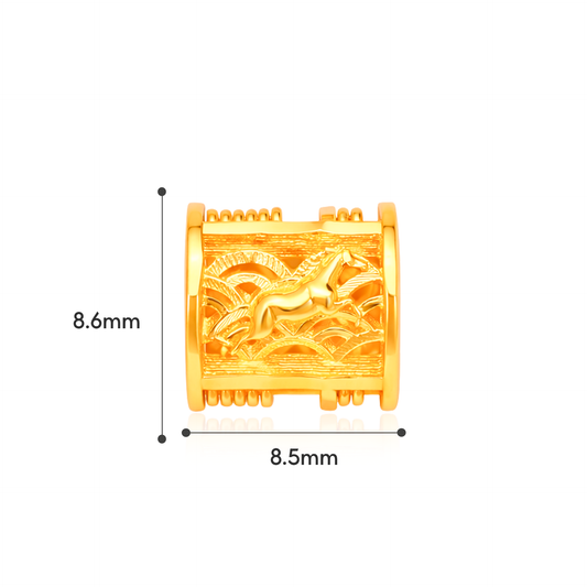 TAKA Jewellery Golden Horse Abacus Pendant