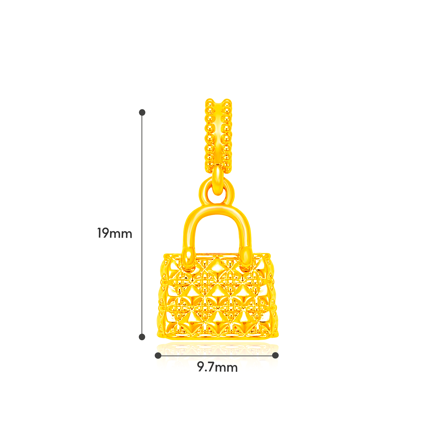 TAKA Jewellery Golden Moments Collection 916 Gold Lightweight Charm