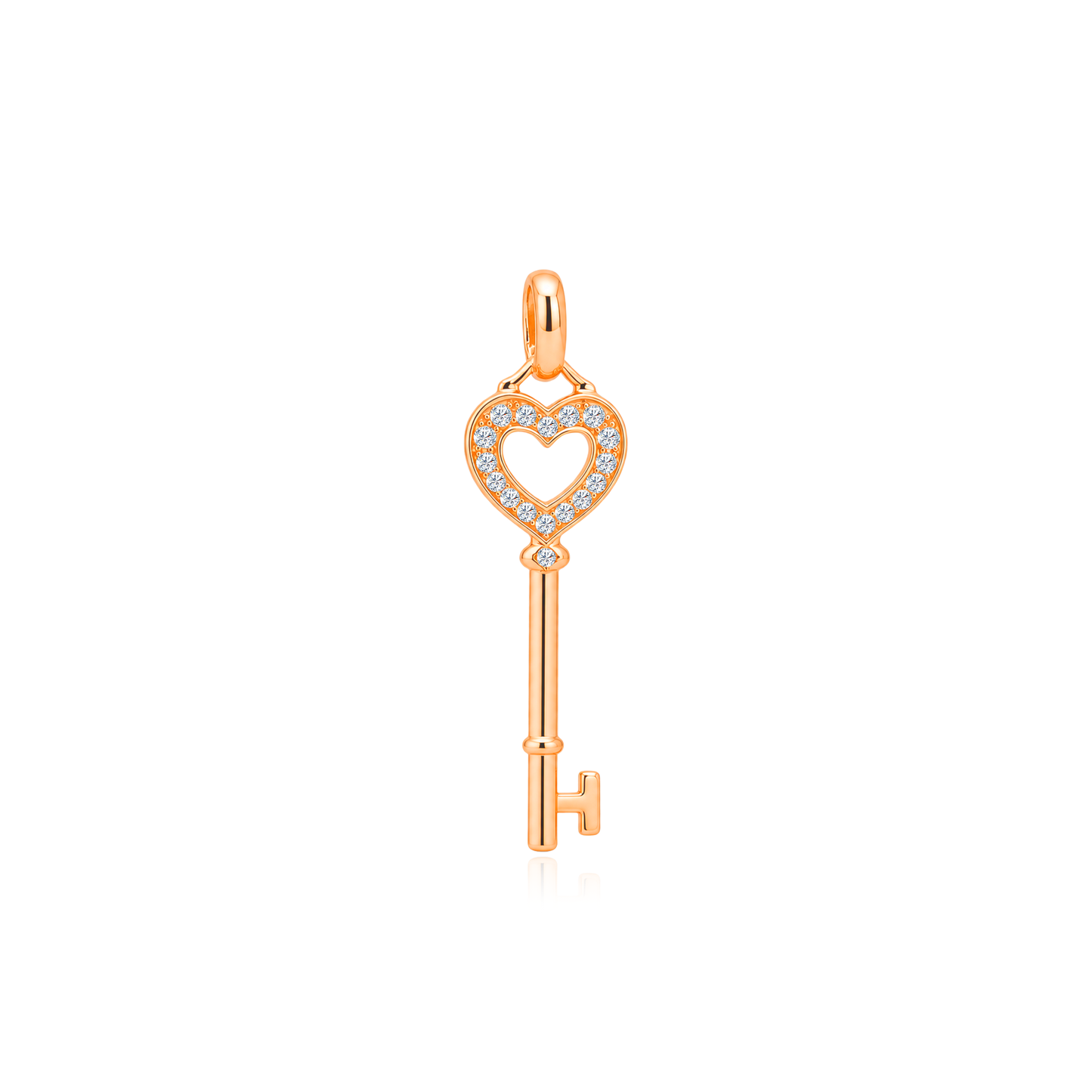 TAKA Jewellery Key Diamond Pendant 9K