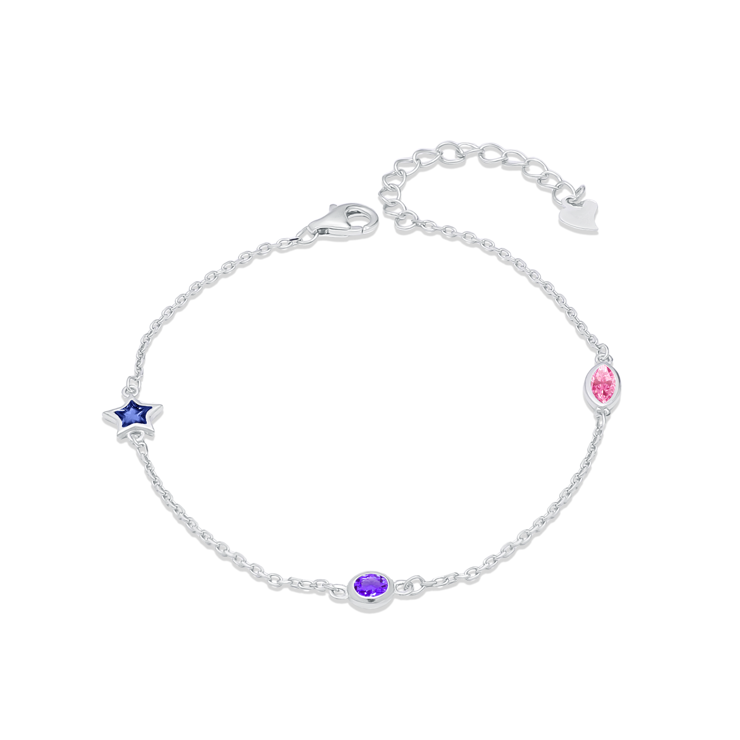 TAKA Jewellery Crystals & 925 Silver Bracelet