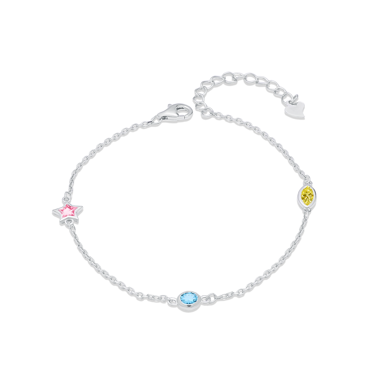 TAKA Jewellery Crystals & 925 Silver Bracelet