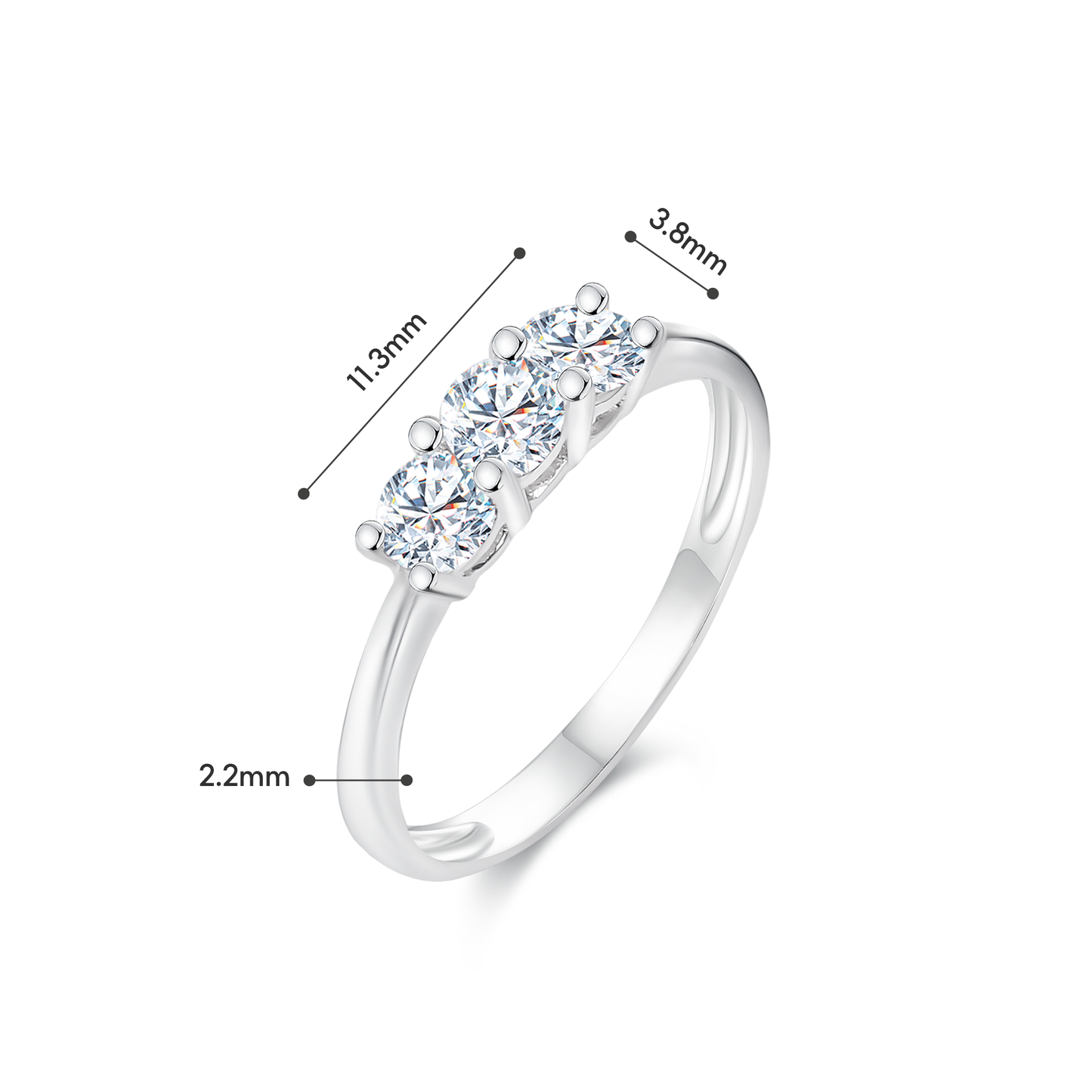 TAKA Jewellery Cresta Diamond Ring 18K Gold