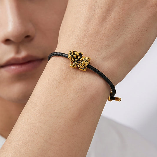 TAKA Jewellery Dynasty Gold Collection Dragon Tortoise 999 Pure Gold Charm