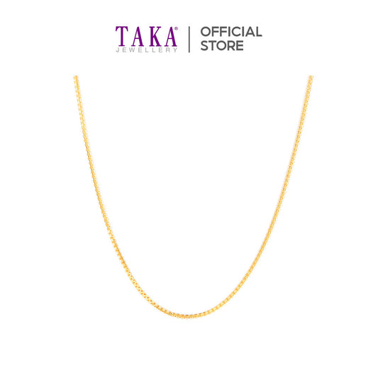 TAKA Jewellery 18K Gold Box Chain