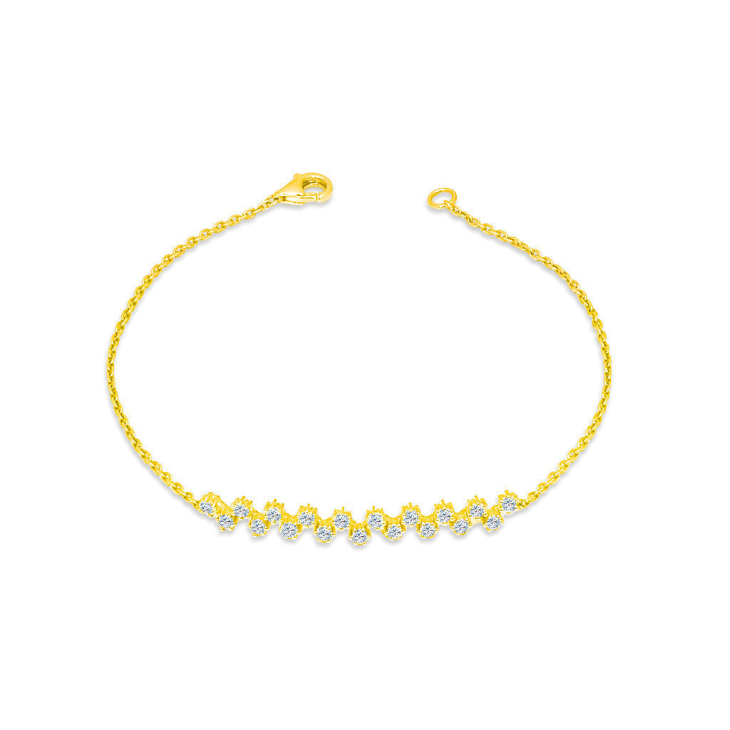 TAKA Jewellery Lab Grown Diamond Bracelet 10K