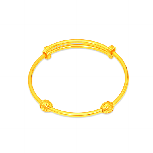 TAKA Jewellery 916 Gold Baby Bracelet