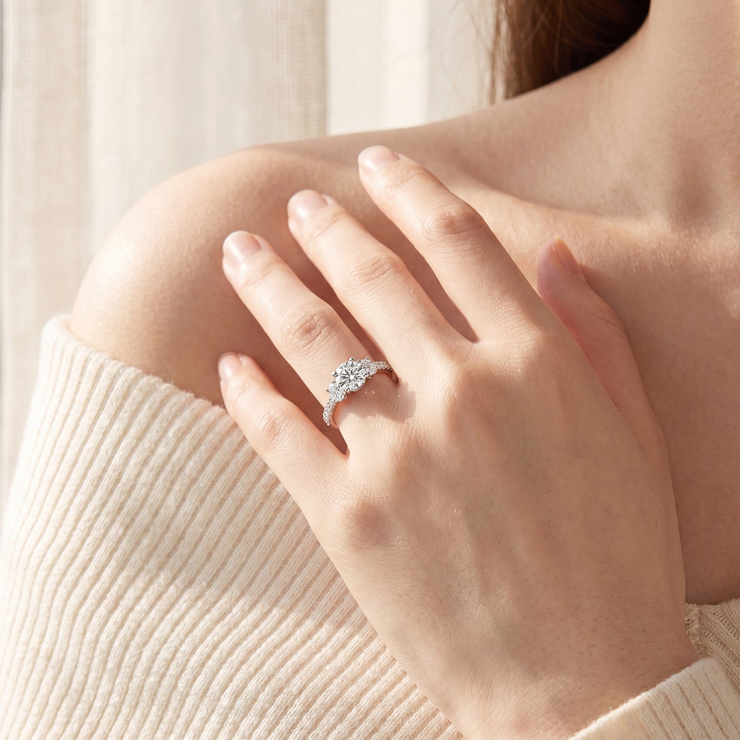 TAKA Jewellery 10K Gold Lab Grown Diamond Ring