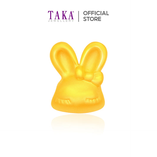 TAKA Jewellery 999 Pure Gold Charm Bunny