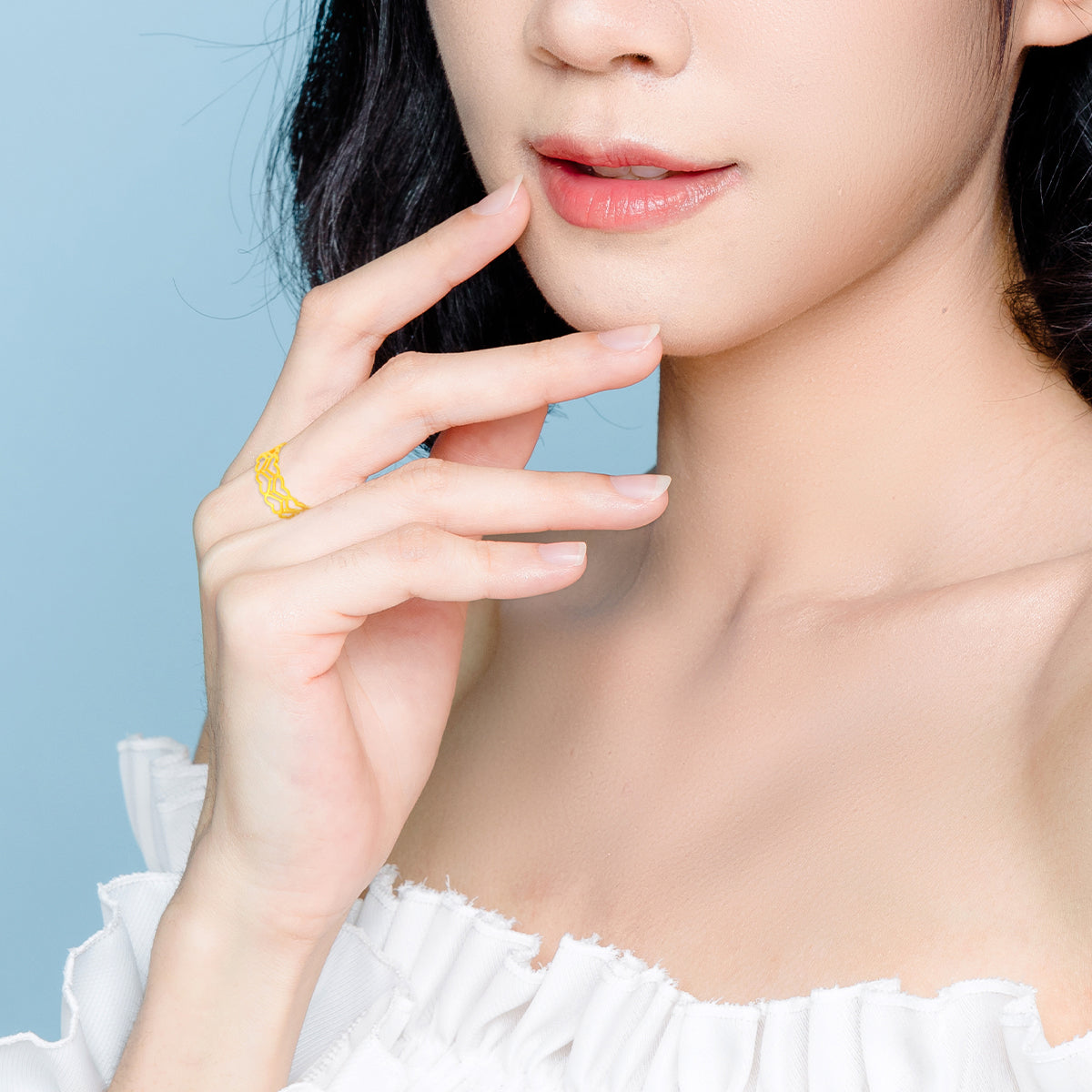 TAKA Jewellery 916 Gold Ring