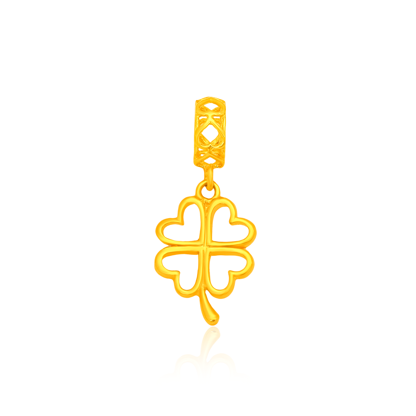 TAKA Jewellery 916 Gold Clover Charm