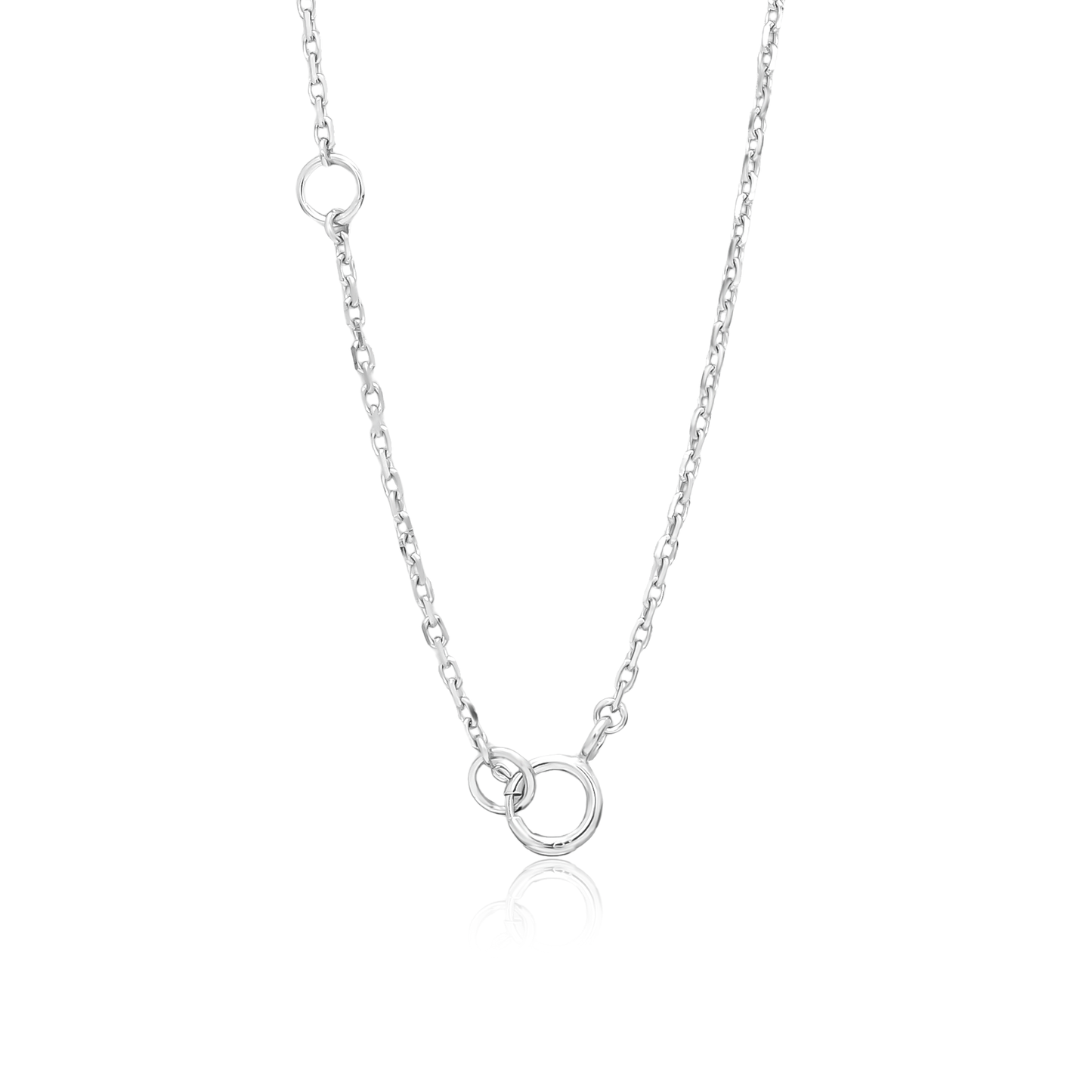 TAKA Jewellery Lab Grown Diamond Sapphire Necklace 10K Gold