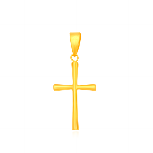 TAKA Jewellery 916 Gold Cross Pendant