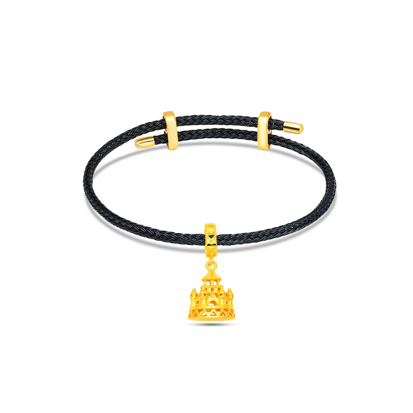 TAKA Jewellery Princess Castle 916 Gold Charm