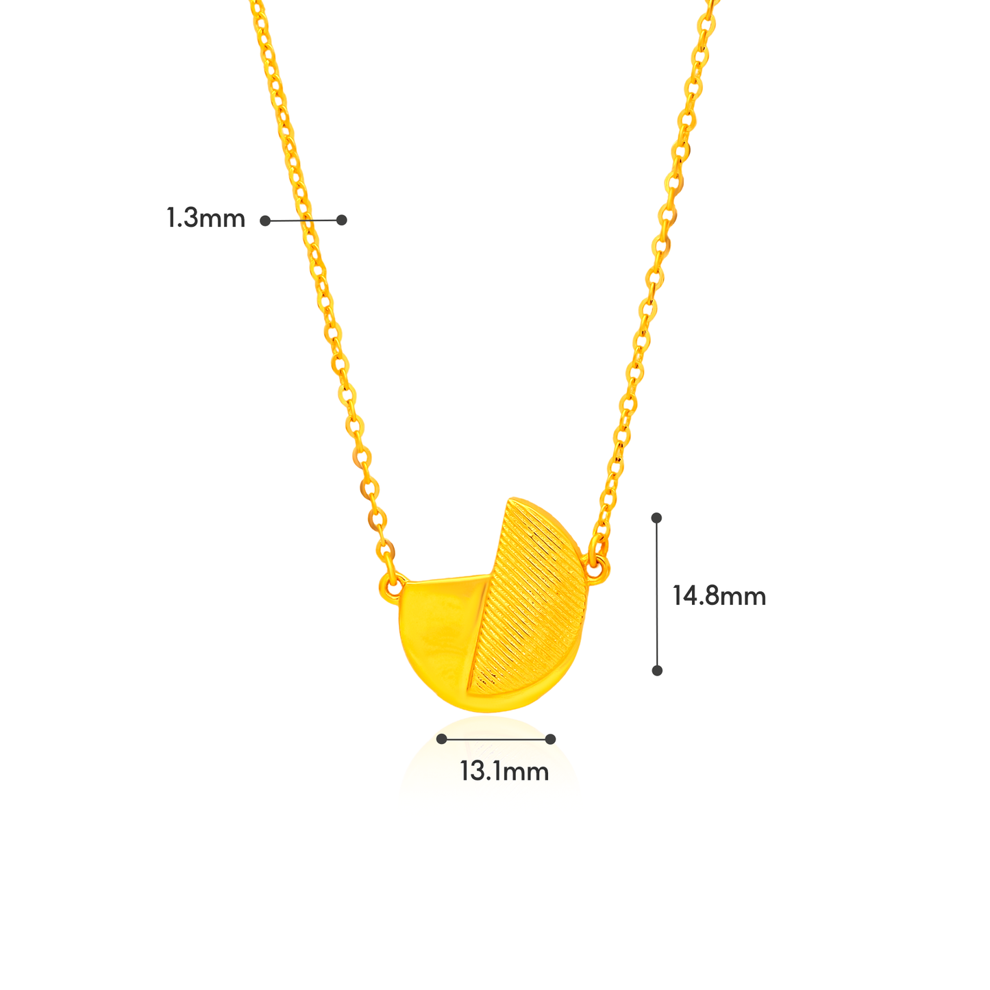 TAKA Jewellery Golden Eclipse 916 Gold - Choose Necklace, Earrings, Ring, Bracelet