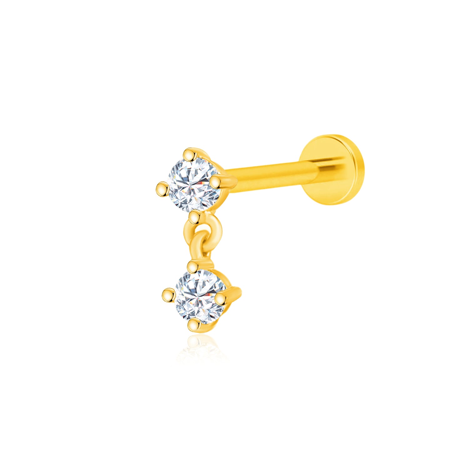 TAKA Jewellery Single Stud Diamond Earring 18K Gold
