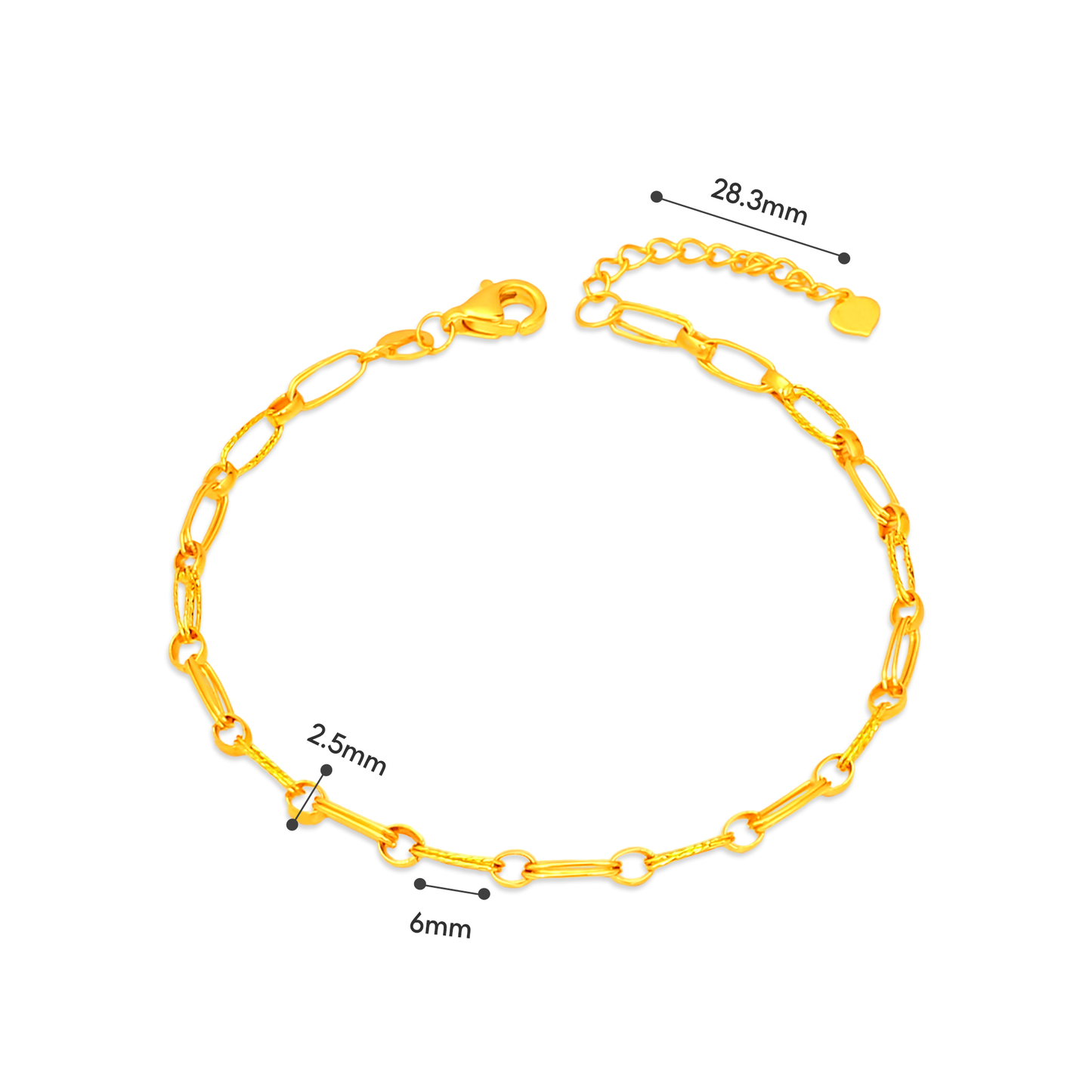 TAKA Jewellery 916 Gold Bracelet