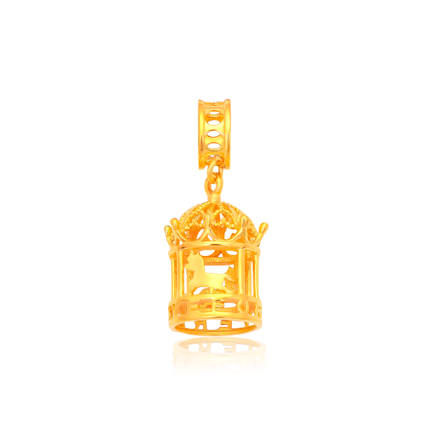 TAKA Jewellery 916 Gold Carousel Charm