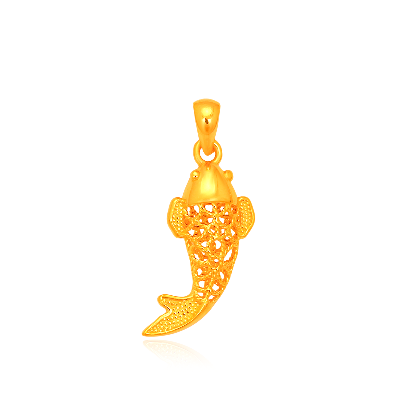TAKA Jewellery Prosperity Koi 999 Pure Gold Pendant