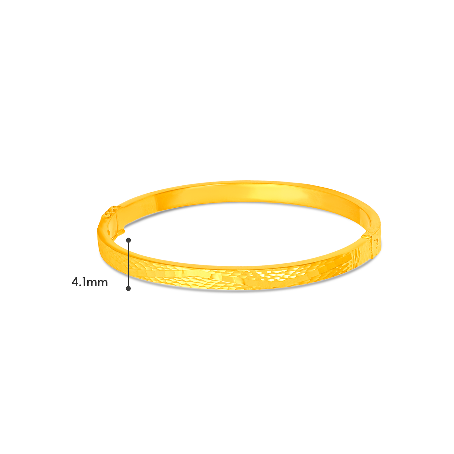 TAKA Jewellery Golden Mirage 916 Gold Bangle