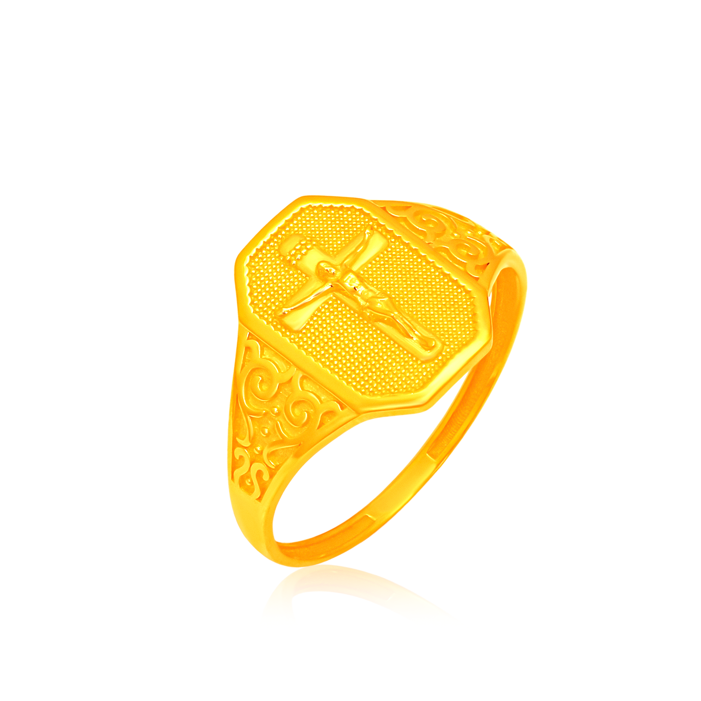 TAKA Jewellery 916 Gold Men's Ring