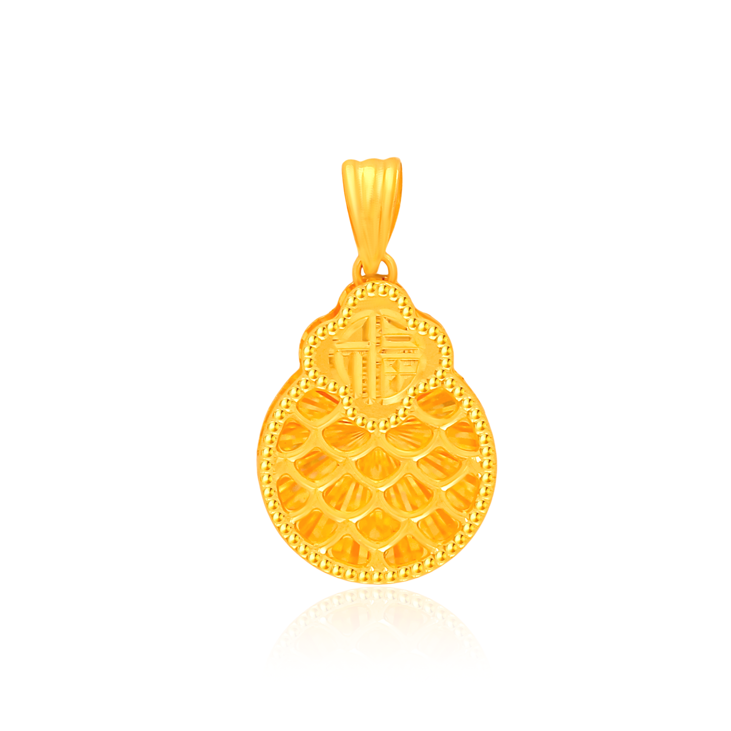 TAKA Jewellery Fortune Pineapple 916 Gold Pendant