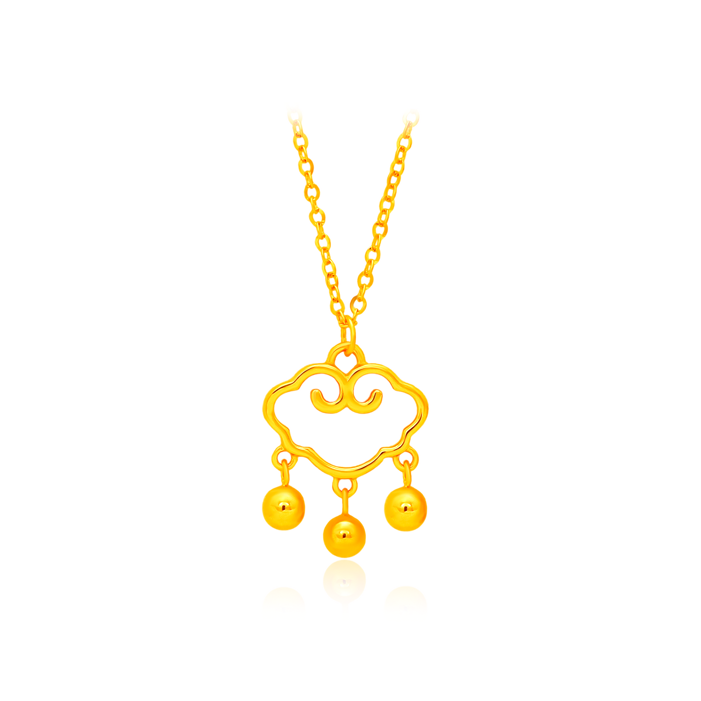 TAKA Jewellery Blessing Cloud 916 Gold Necklace