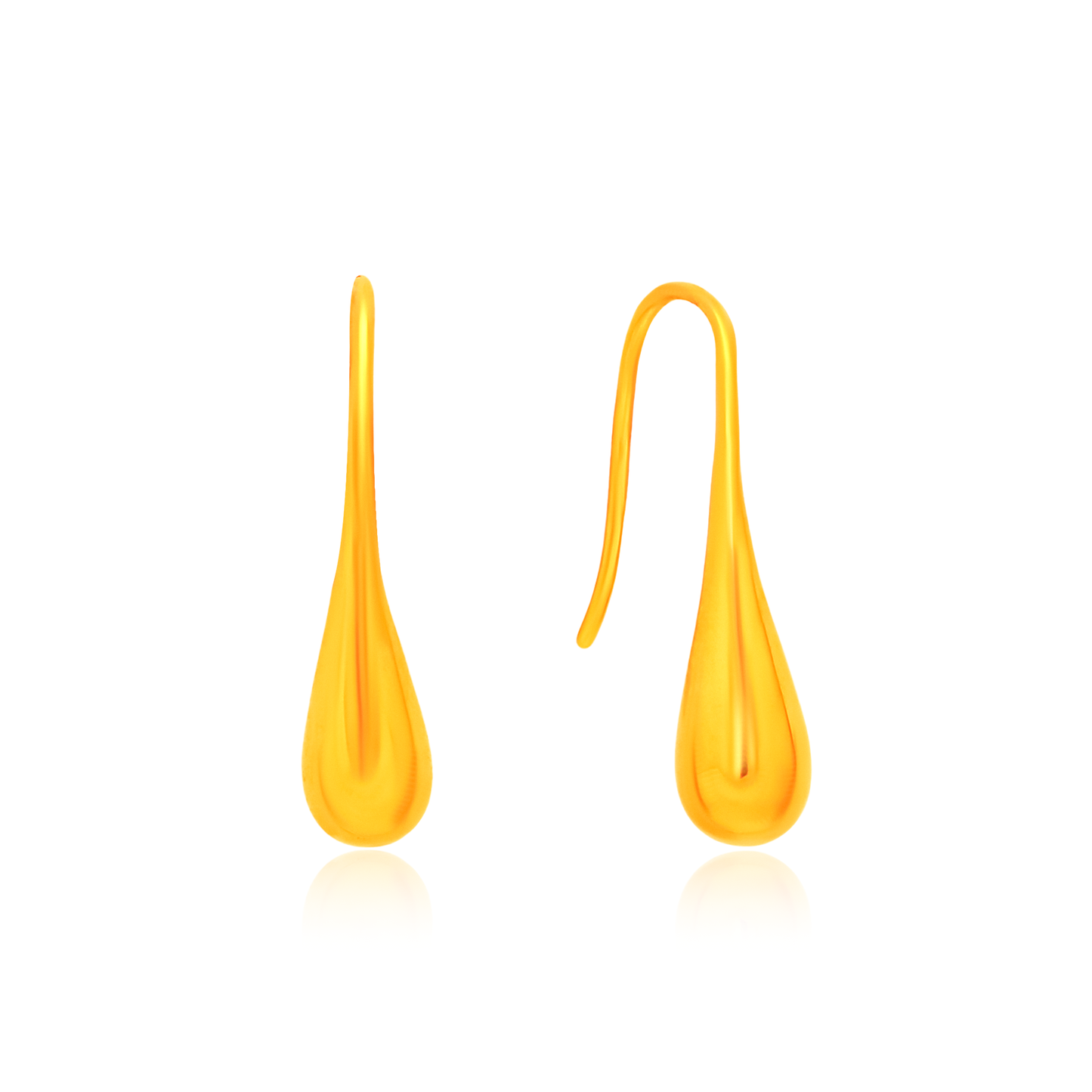TAKA Jewellery Golden Dewdrop 916 Gold Earrings