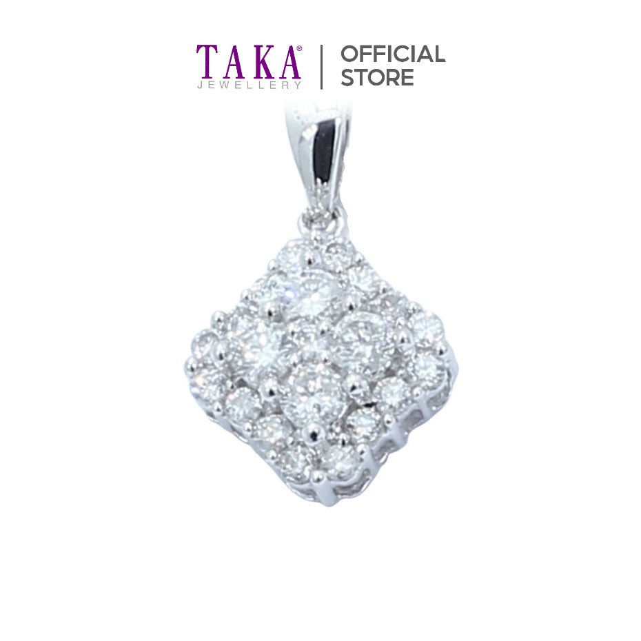 TAKA Jewellery Cresta Diamond Pendant 18K