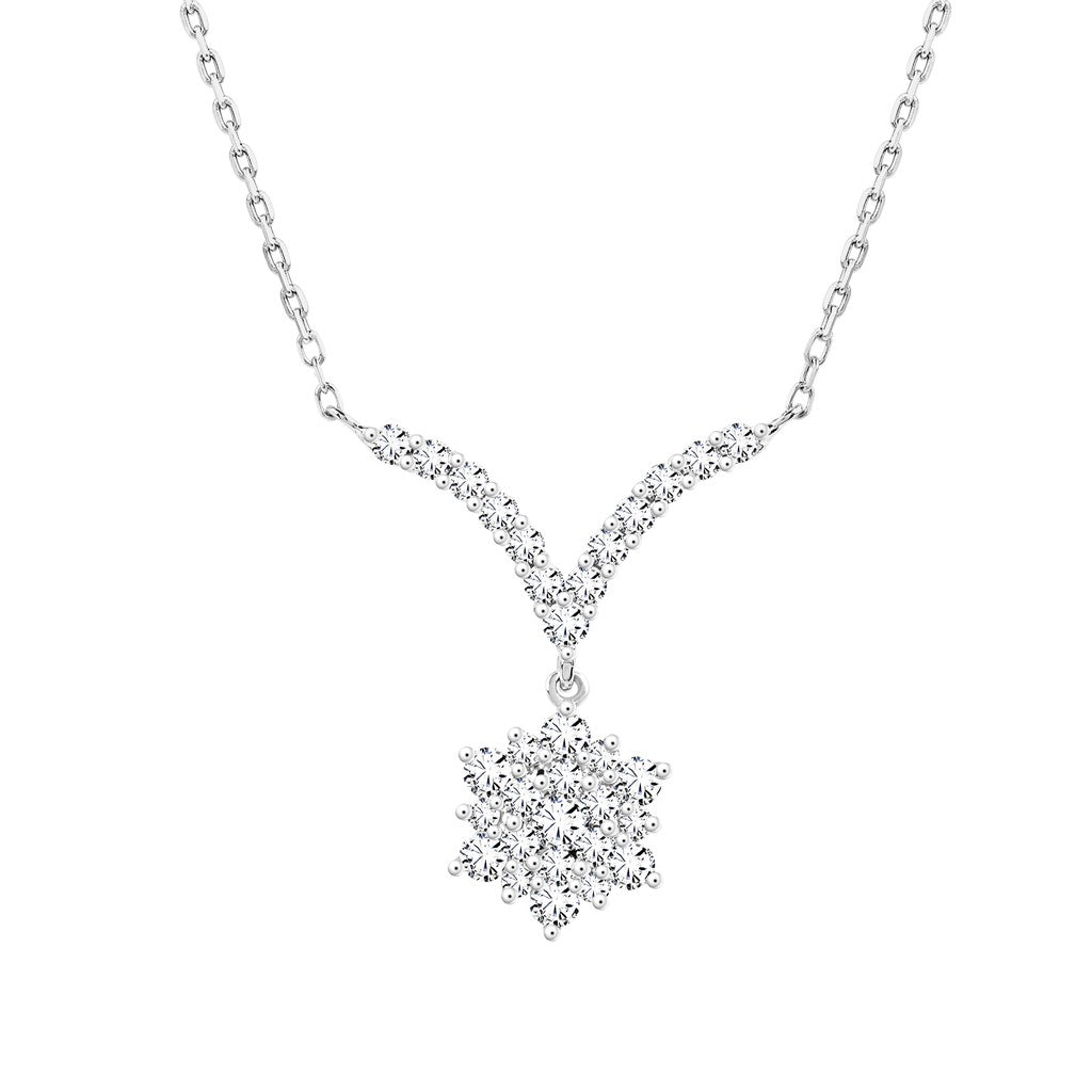TAKA Jewellery Cresta Diamond Necklace 18K