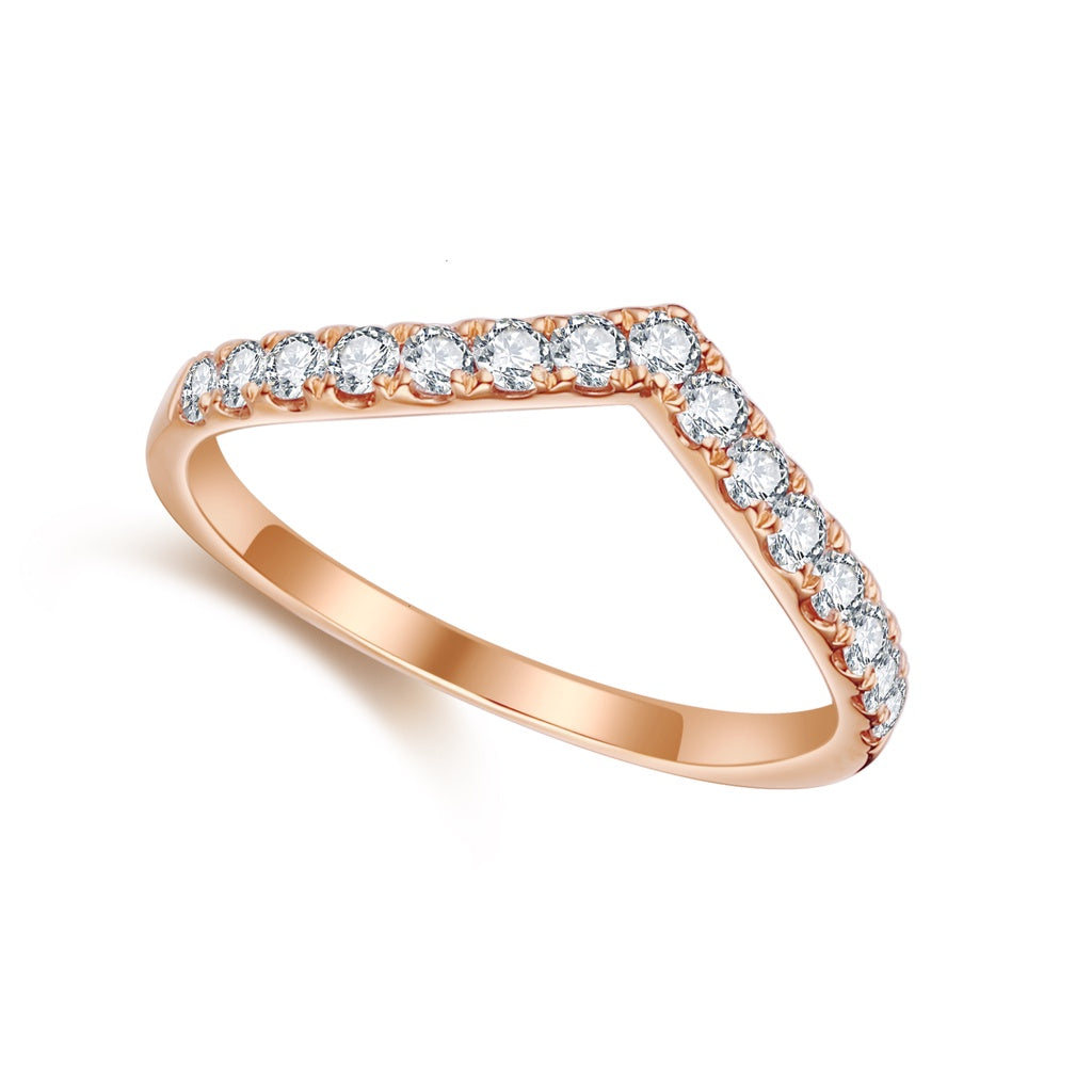 TAKA Jewellery Cresta Diamond Ring 18K