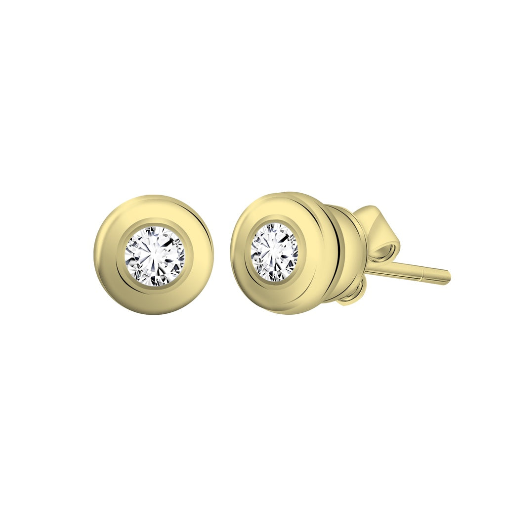 TAKA Jewellery Galaxe Diamond Earrings 9K Gold