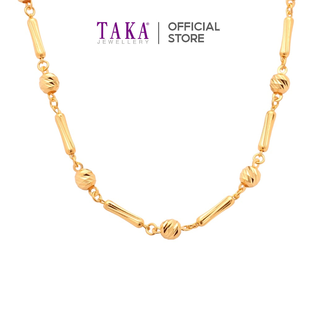 TAKA Jewellery 916 Gold Necklace